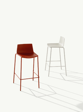 CUBA 623 - Polypropylene stool with footrest by Et al. - view 3